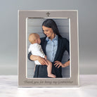 Silver 5x7 Thank You For Being My Godmother Photo Frame - Photo Frames