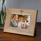 Engraved Wooden 6x4 Landscape Thank You For Being My Godmother Frame - Photo Frames