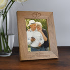 Personalised Wooden 5x7 On Your Gold Anniversary Frame - Photo Frames