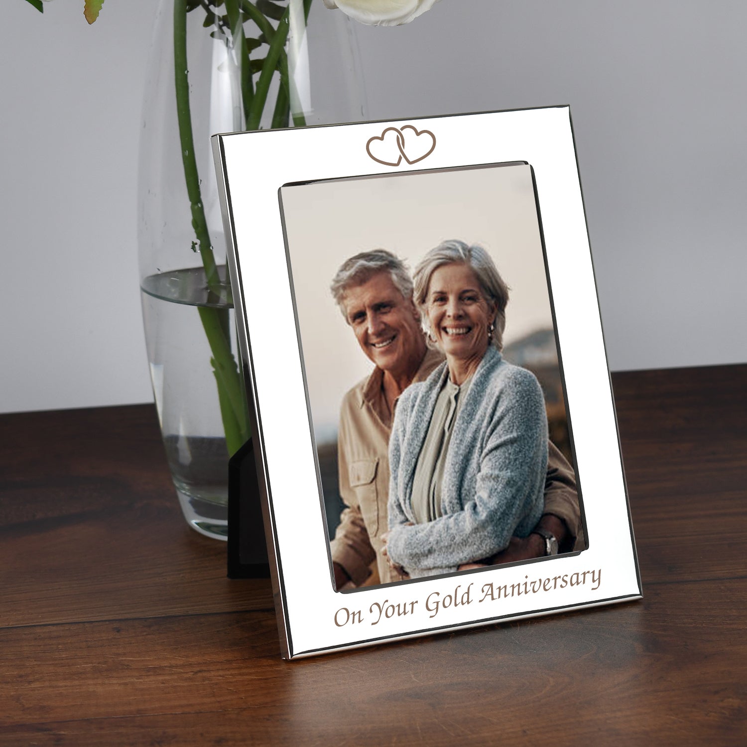 Silver 5x7 On Your Golden Wedding Anniversary Photo Frame - Photo Frames