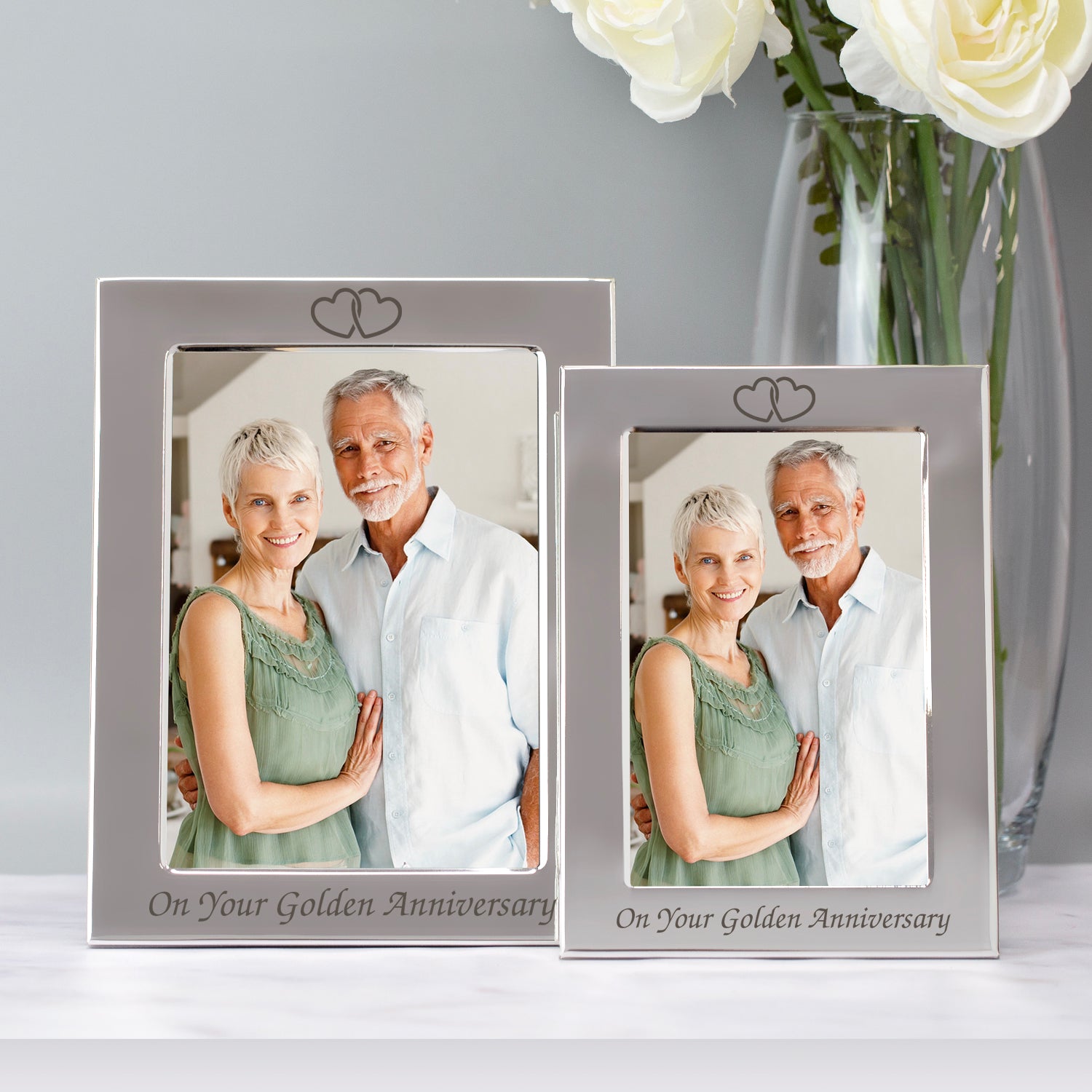 Silver 5x7 On Your Golden Wedding Anniversary Photo Frame - Photo Frames