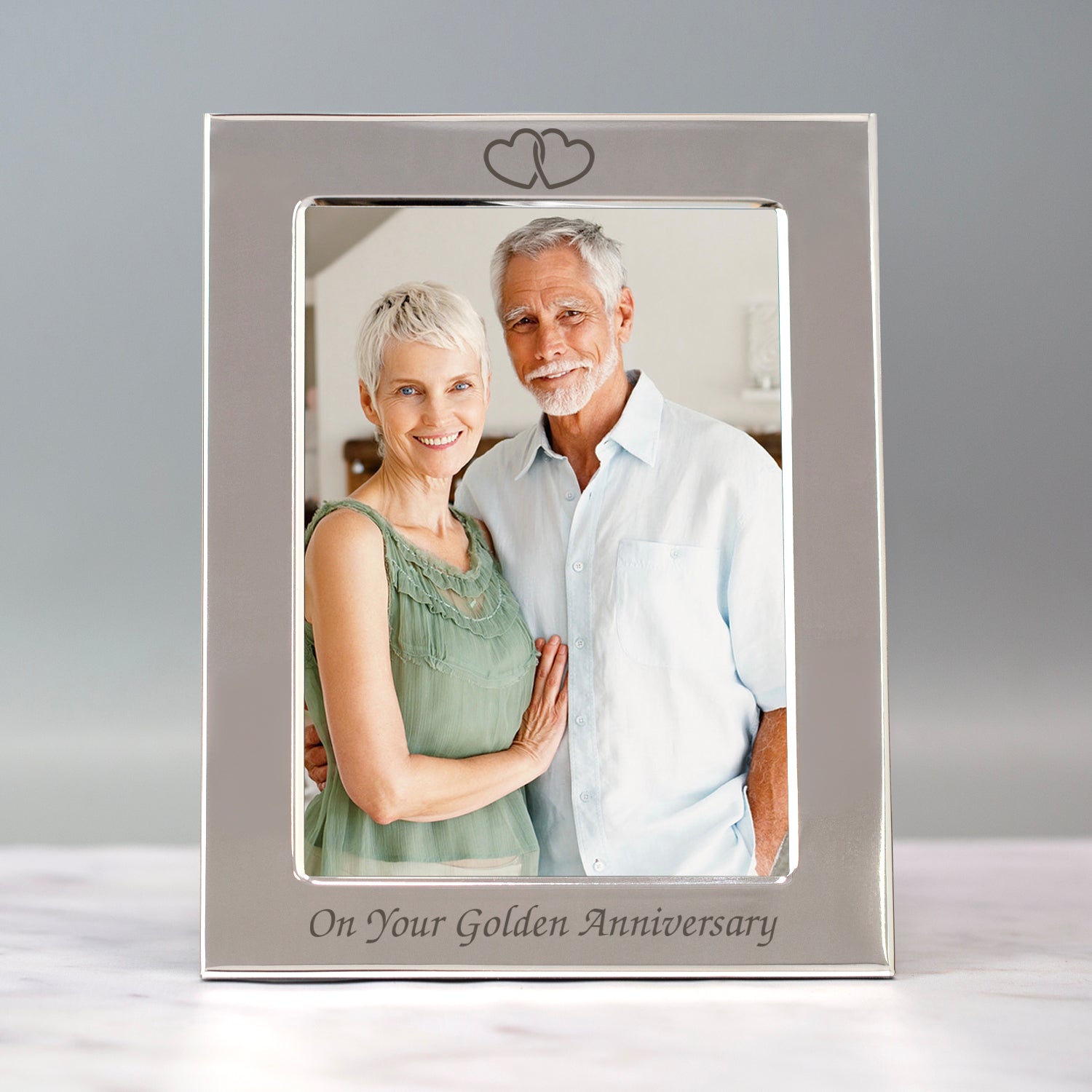 Silver 5x7 On Your Golden Wedding Anniversary Photo Frame - Photo Frames