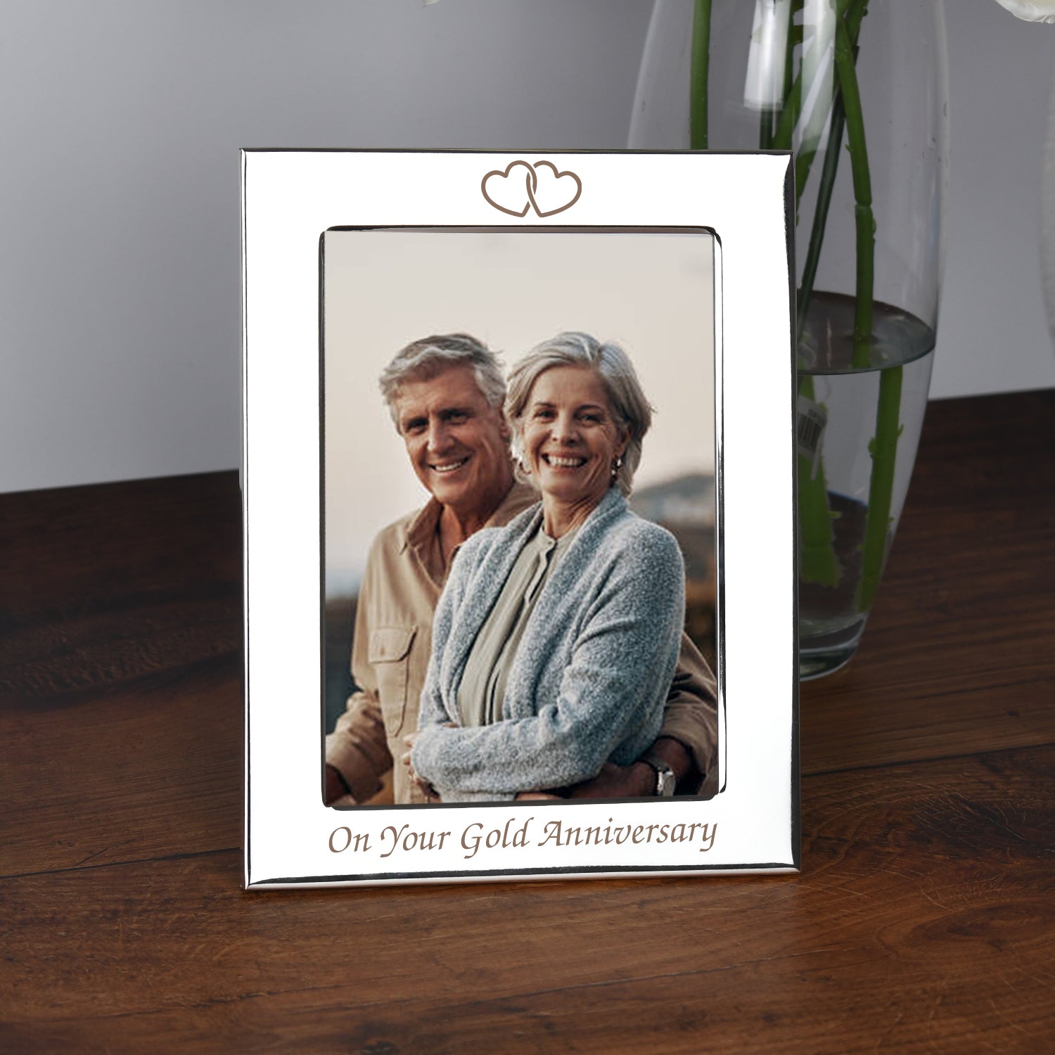 Silver 5x7 On Your Golden Wedding Anniversary Photo Frame - Photo Frames