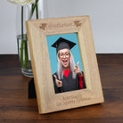 Personalised Wooden 4x6 Graduation Frame - Photo Frames