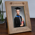 Personalised Wooden 5x7 Graduation Frame - Photo Frames