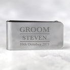 Personalised Groom Money Clip - Accessories