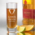 Personalised Groom Shot Glass - Shot Glass