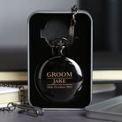 Personalised Groom Black Pocket Fob Watch - Pocket Watches