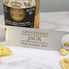 Personalised Groomsman Silver Bar Blade Bottle Opener - Bar Blades