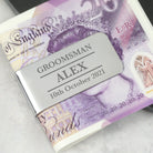 Personalised Groomsman Money Clip - Accessories