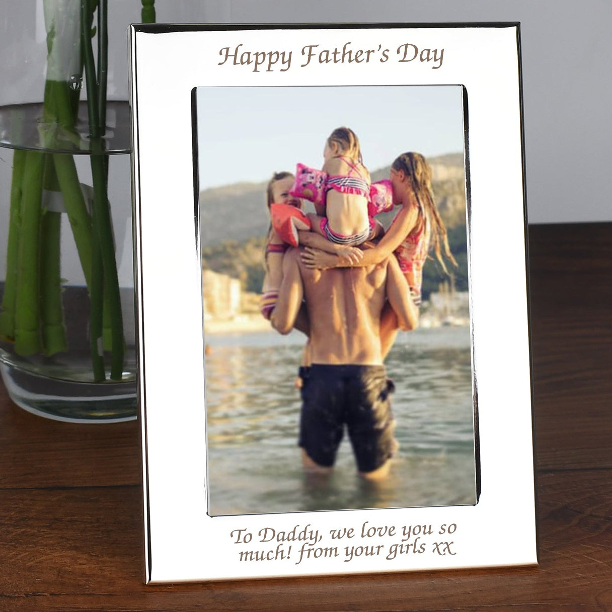 Personalised Happy Father’s Day 4x6 Photo Frame - Photo Frames