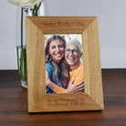 Personalised Wooden 4x6 Happy Mother’s Day Frame - Photo Frames