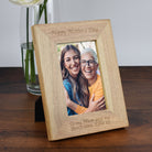Personalised Wooden 4x6 Happy Mother’s Day Frame - Photo Frames