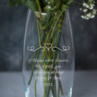 Personalised Heart and Swirls Glass Bullet Vase - Bullet Vase