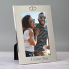 Silver 4x6 I Love You Photo Frame - Photo Frames