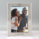 Silver 4x6 I Love You Photo Frame - Photo Frames