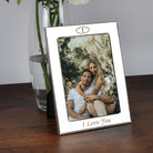 Silver 5x7 I Love You Photo Frame - Photo Frames