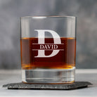 Personalised Initial & Name Glass Tumbler - Glass Tumblers