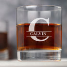 Personalised Initial & Name Glass Tumbler - Glass Tumblers