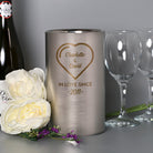 Personalised Heart In Love Since Stainless Steel Wine Cooler - Wine Coolers