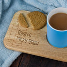 Personalised Milky Brew Wooden Tea Board - Tea Board