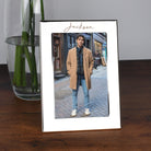 Personalised Silver 4x6 Large Name Photo Frame - Photo Frames