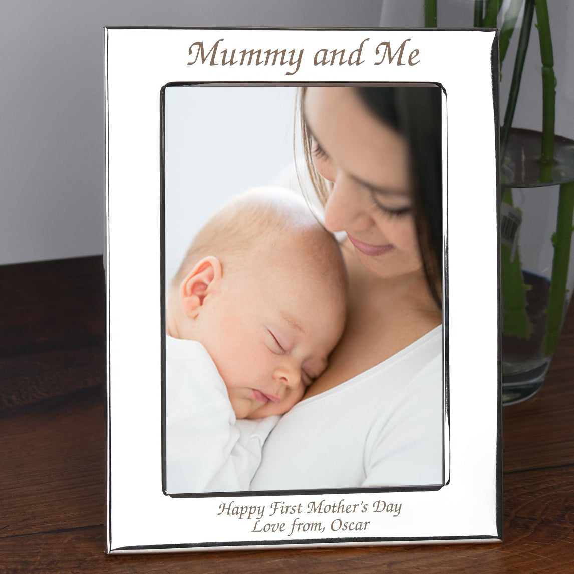 Personalised Silver 5x7 Mummy And Me Photo Frame - Photo Frames