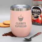 Personalised Coffee Motif Thermos Insulated Travel Tumbler - cup