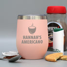 Personalised Coffee Motif Thermos Insulated Travel Tumbler - cup