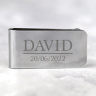 Personalised Name and Date Money Clip - Accessories
