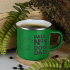 Personalised No.1 Dog Dad Enamel Camping Mug - Mugs