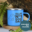 Personalised No.1 Dog Dad Enamel Camping Mug - Mugs