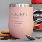 Personalised Name Definition Thermos Insulated Travel Tumbler - cup