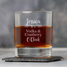Personalised It’s... O’Clock Glass Tumbler - Glass Tumblers