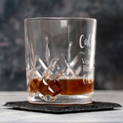 Personalised It’s... O’Clock Crystal Panel Glass Tumbler - Glass Tumblers