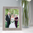 Personalised Silver 5x7 Our Daughter’s Wedding Photo Frame - Photo Frames