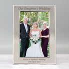 Personalised Silver 4x6 Our Daughter’s Wedding Photo Frame - Photo Frames