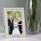 Personalised Silver 4x6 Our Daughter’s Wedding Photo Frame - Photo Frames
