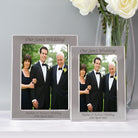 Personalised Silver 4x6 Our Son’s Wedding Photo Frame - Photo Frames
