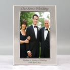 Personalised Silver 4x6 Our Son’s Wedding Photo Frame - Photo Frames