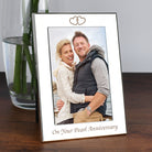 Silver 4x6 On Your Pearl Wedding Anniversary Photo Frame - Photo Frames