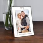 Silver 4x6 On Your Pearl Wedding Anniversary Photo Frame - Photo Frames