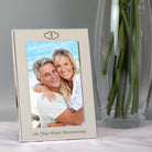 Silver 4x6 On Your Pearl Wedding Anniversary Photo Frame - Photo Frames