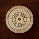 Personalised Cheesy Lovers Cheese Board And Knives Set - Cheeseboard Sets
