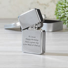 Personalised Message Silver Lighter & Gift Box - Lighters