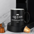 Personalised Queen Of Mug - Black - Mugs