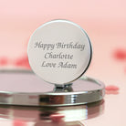 Personalised Crystocraft Red Rose Ornament - Crystocraft