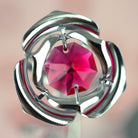 Personalised Crystocraft Red Rose Ornament - Crystocraft