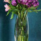 Personalised Rose Glass Bullet Vase - Bullet Vase