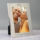 Silver 4x6 On Your Ruby Wedding Anniversary Photo Frame - Photo Frames